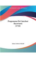 Programma De Catechesi Racoviensi (1724)