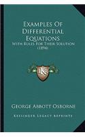 Examples of Differential Equations