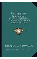 L'academie Francoise