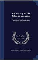 Vocabulary of the Catawba Language
