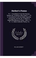 Herbert's Poems