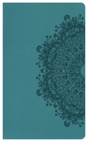 NKJV Large Print Personal Size Reference Bible, Teal LeatherTouch