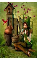 Well-Spring woodland Elf Grid Notebook: 150 page Grid Notebook Journal Diary