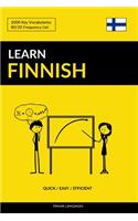 Learn Finnish - Quick / Easy / Efficient: 2000 Key Vocabularies