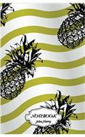 Notebook Journal Dot-grid, Pineapple Pattern