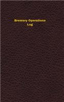 Brewery Operations Log: Logbook, Journal - 102 pages, 5 x 8 inches