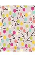 2017-2018 Cute Colorful Lollipop 18 month planner: July 2017 To December 2018 Calendar Schedule Organizer with Inspirational Quotes(6 2018 Cute Planners)