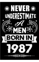 Never Underestimate A Men Born In 1987