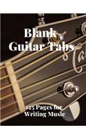 Blank Guitar Tabs