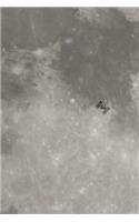 Moon Close Up Space Theme Science 2020 Daily Planner 388 Pages