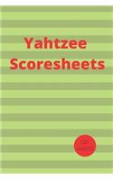 Yahtzee Scores Sheets