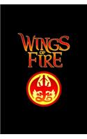 Wings of Fire: Blank Lined Notebook Journal for Work, School, Office - 6x9 110 page