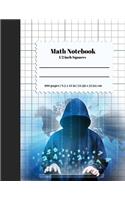 Math Notebook 1/2 Inch Squares