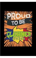 Proud to be a cleaner: Notebook - Journal - Diary - 110 Lined pages - 6 x 9 in - 15.24 x 22.86 cm - Doodle Book - Funny Great Gift