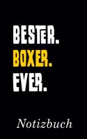 Bester Boxer Ever Notizbuch