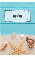 Kenya: Ruled Travel Diary Notebook or Journey Journal - Lined Trip Pocketbook for Men and Women with Lines