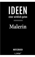 Notizbuch für Maler / Malerin: Originelle Geschenk-Idee [120 Seiten liniertes blanko Papier]