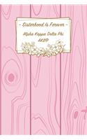 Sisterhood Journal Alpha Kappa Delta Phi: Gift Planner for Greek Sororities, Sorority Sisters and Alumni