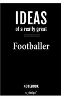 Notebook for Football Players / Footballer