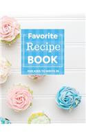 Blank recipe book for Kids