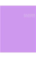 Dual Notebook Lined/Blank Pages: Creative Notebook for All Projects Lavender