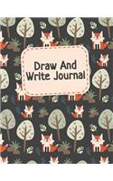 Draw And Write Journal: Composition Notebook Wide Ruled Story Journal