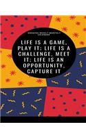 Undated Weekly and Monthly Planner: Calendar Schedule Organizer and Journal Notebook with Inspirational Quote