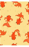 Goldfish Notebook: Blank Lined Journal, Softcover (6x9 Inches) with 120 Pages