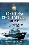 Raf Air Sea Rescue Service 1918-1986
