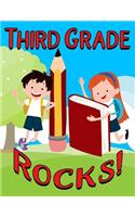 Third Grade Rocks!: 120 Page Ruled School Composition Kids Notebook Journal For Children In Third Grade - 8.5 by 11 inches(47 Kool Kidz)
