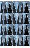 Journal Notebook Abstract Triangles Pattern 10