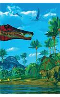Jurassic Notebook: Blank Journal Diary Log(1 Jurassic 150 Lined)