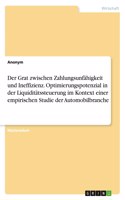Der Grat zwischen Zahlungsunfähigkeit und Ineffizienz. Optimierungspotenzial in der Liquiditätssteuerung im Kontext einer empirischen Studie der Automobilbranche