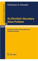 On Dirichlet's Boundary Value Problem: Lp-Theory Based on a Generalization of Garding's Inequality