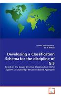 Developing a Classification Schema for the discipline of GIS