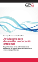 Actividades para desarrollar la educación ambiental