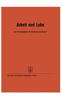 Arbeit Und Lohn ALS Forschungsobjekt Der Betriebswirtschaftslehre