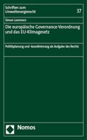 Die Europaische Governance-Verordnung Und Das Eu-Klimagesetz