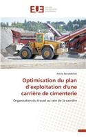 Optimisation Du Plan D Exploitation d'Une Carrière de Cimenterie