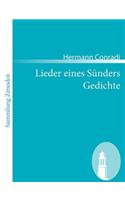 Lieder eines Sünders /Gedichte