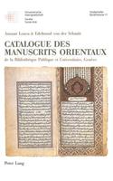 Catalogue Des Manuscrits Orientaux