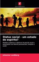 Status social - um estado de espírito?