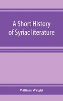 short history of Syriac literature