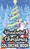 Wonderful Christmas Coloring Book: 50 Wonderful Christmas Coloring Book for Adults, Nice Wonderful 50 images Relaxation And Stress Relief Designs!