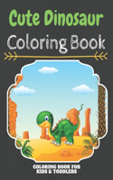 Cute Dinosaur Coloring Book