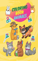 Coloring book animals