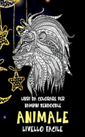 Libri da colorare per bambini Zendoodle - Livello facile - Animale