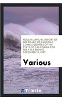 Fourth Annual Report of the Board of Railroad Commissioners of the State of California for the Year Ending December 31, 1883