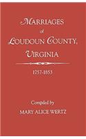 Marriages of Loudoun County, Virginia, 1757-1853