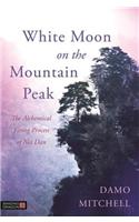 White Moon on the Mountain Peak